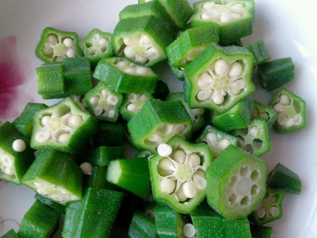 IQF Frozen Vegetables Okra Whole Cut