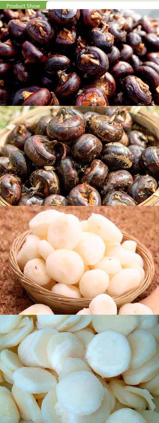 Top Quality Frozen Peeled Water Chestnut